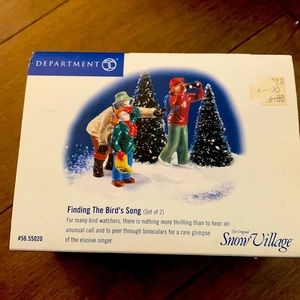 Department 56, Finding The Bird’s Song, Snow Village